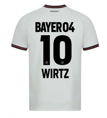 Bayer Leverkusen Florian Wirtz #10 Segunda Equipación 2023-24 Manga Corta